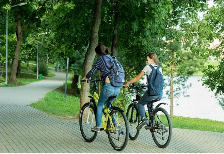 decarbonising transport by biking